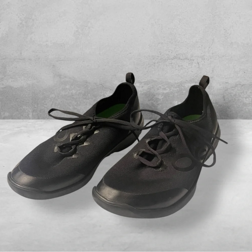 OOFOS Men's OOmg Sport LS Sneakers Casual Shoes Size 11 Black